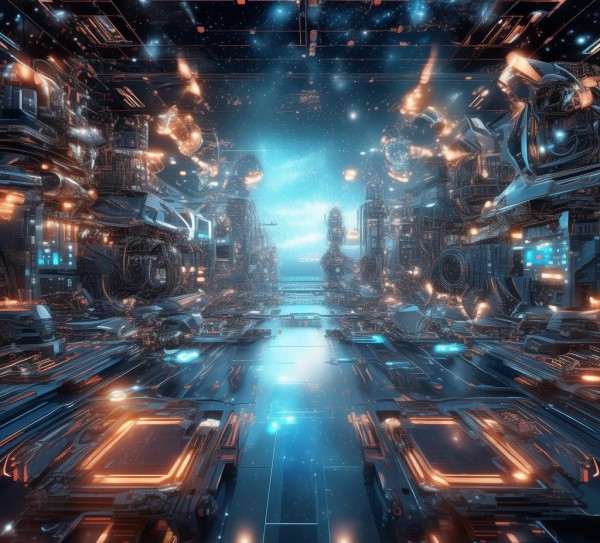 机械科技动态背景图片展示