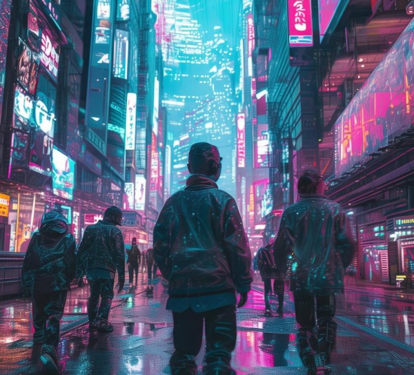 赛博朋克科技，未来与现实的碰撞