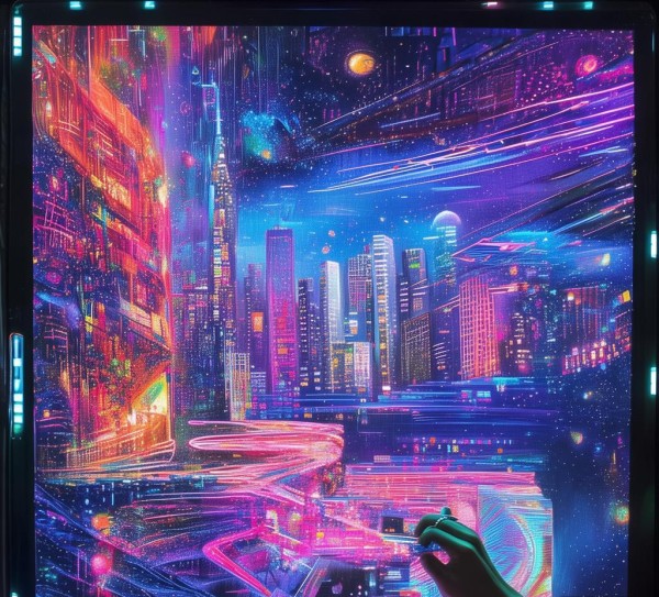科技动态绘画，视觉艺术的未来