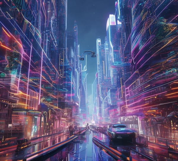 迷你世界,未来科技动态图,未来感的未来