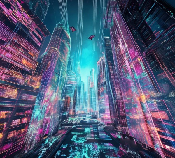 数字之光,科技动态的视觉盛宴