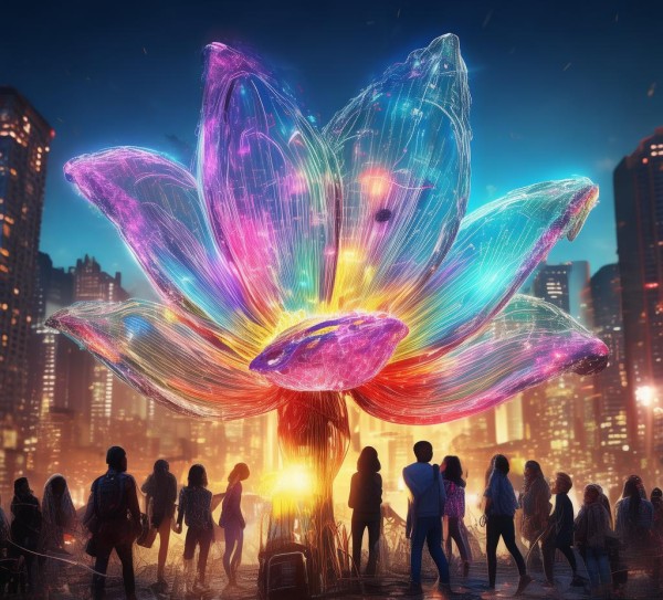 科技之花绽放,未来与希望共舞 科技之花绽放,未来与希望共舞