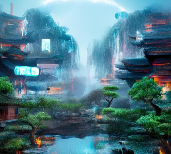 古风科技动态背景图高清