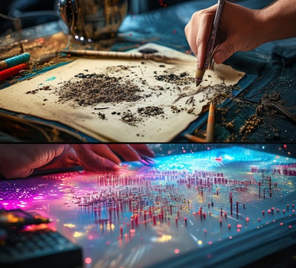 艺术科技动态,从纸到像素,从传统到虚拟,From Paper to Pixels:The Evolution of Artistic Technology 艺术科技动态,从纸到像素,从传统到虚拟,From Paper to Pixels:The Evolution of Artistic Technology