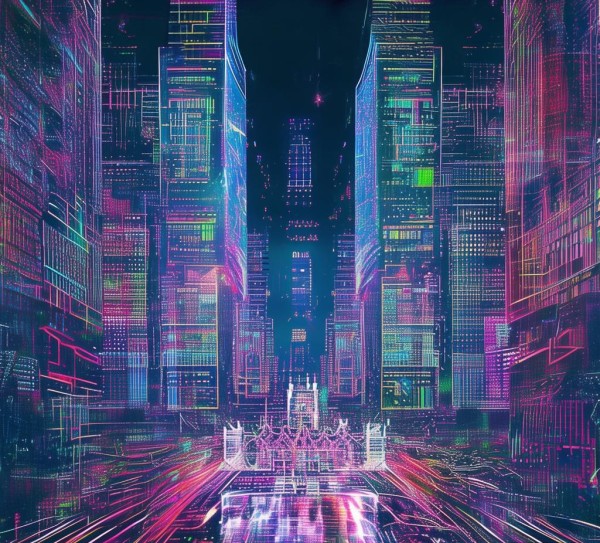 科技背景,科技与艺术的碰撞之曲 科技背景,科技与艺术的碰撞之曲