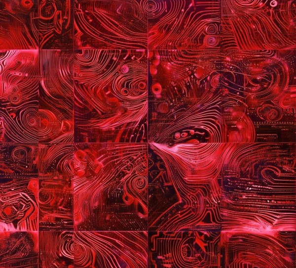 红色科技壁纸,文化与科技的融合 红色科技壁纸,文化与科技的融合