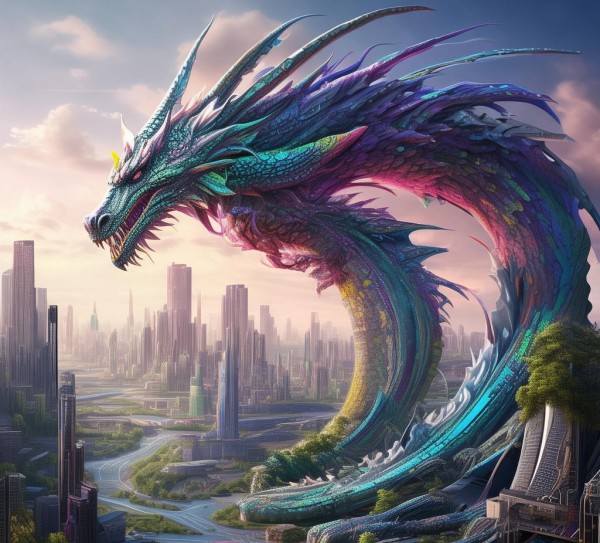 科技与自然的建筑未来,壁纸龙的创新奇迹