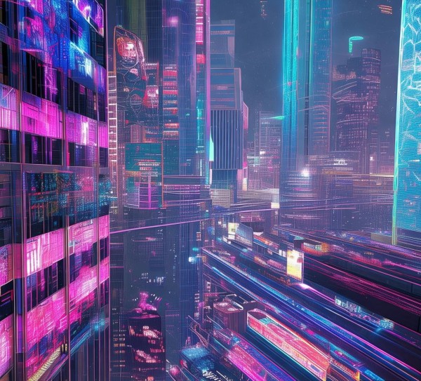 高科技动态壁纸风景,城市视觉的新语言 高科技动态壁纸风景,城市视觉的新语言