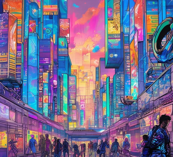 未来科技动态，科技与未来交织的漫画艺术