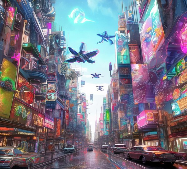 3D朋克科技,未来与复古的碰撞 3D朋克科技,未来与复古的碰撞