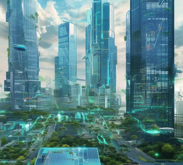 科技与可持续发展的绿色动态图,未来科技与人类文明的对话 科技与可持续发展的绿色动态图,未来科技与人类文明的对话