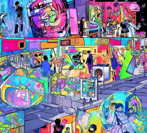科技与娱乐,流行科技动态漫画的趣味探索