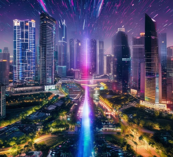 广州星 streak,科技与自然的星河交汇