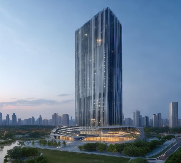 济南中国科技开发院总部基地，技术与创新的象征