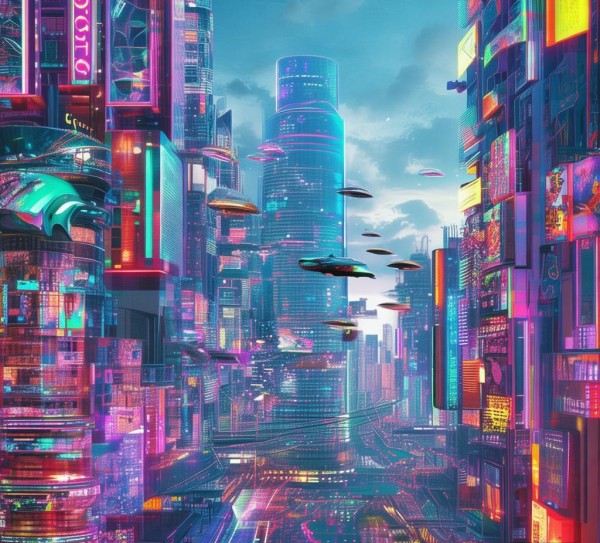 科技与炫彩，未来科技时代的炫彩图景