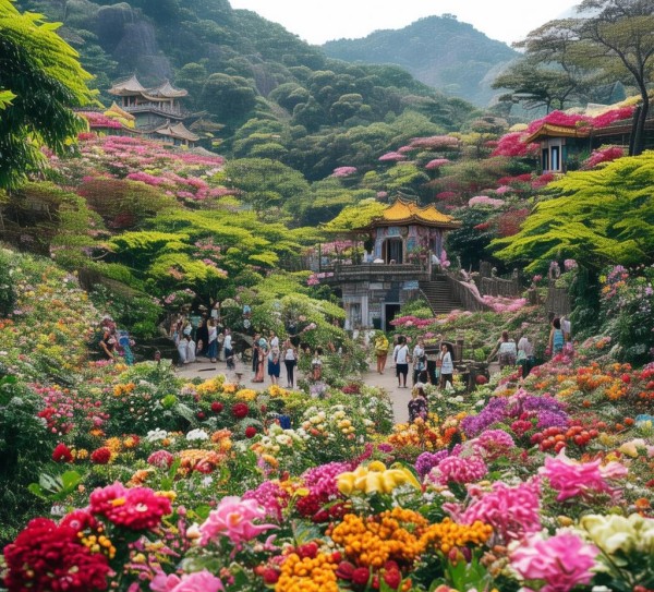 花果山旅游,花果文化与自然风光的完美结合