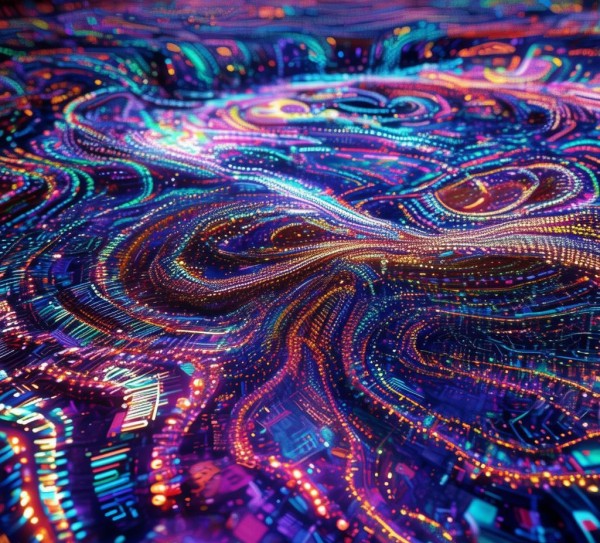 计算机科技,动态图的艺术与智慧