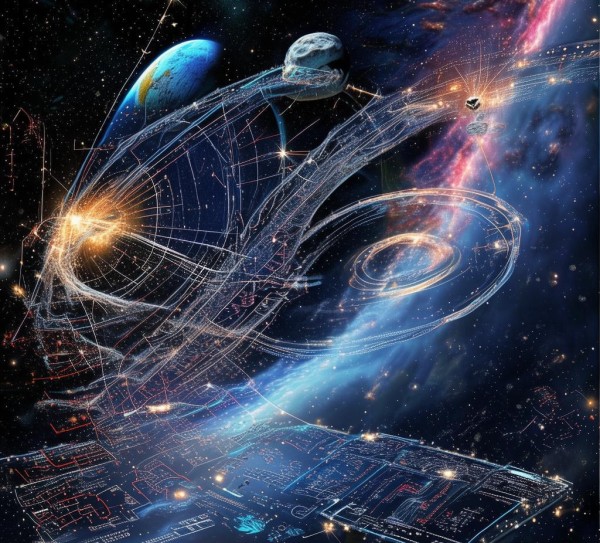 宇宙科技动态图，展现人类认知的永恒图景