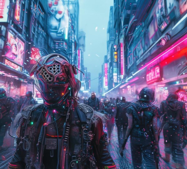 未来与现实的朋克科技碰撞