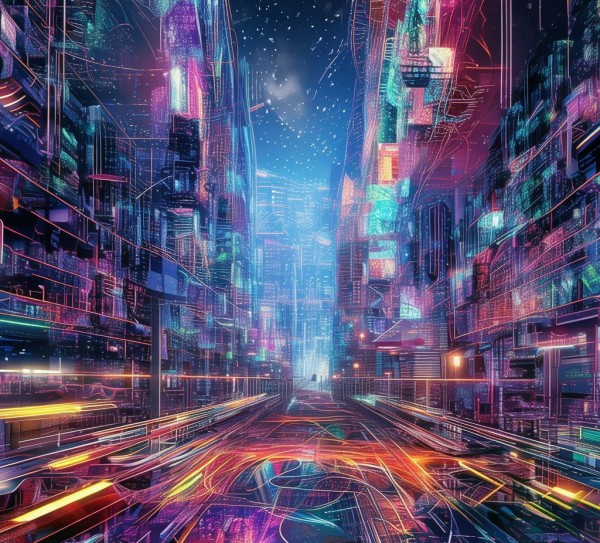 科技与炫美交响曲，高科技壁纸的视觉盛宴