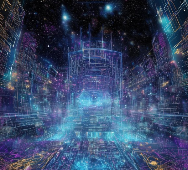 外星科技体系架构图与文明交流的璀璨图景