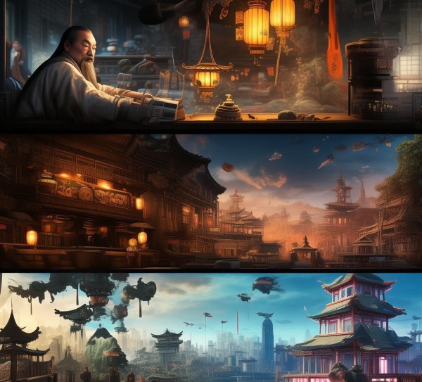 古风科技,从历史到现代的 visual journey 古风科技,从历史到现代的 visual journey