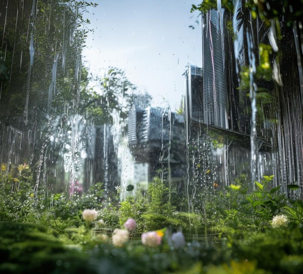 科技与自然,诗意的雨水花园 科技与自然,诗意的雨水花园