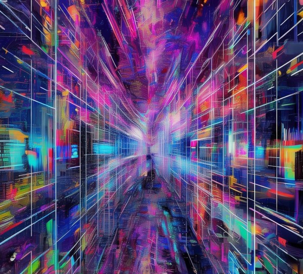 高科技竖屏动态背景图片，视觉艺术与科技的完美融合