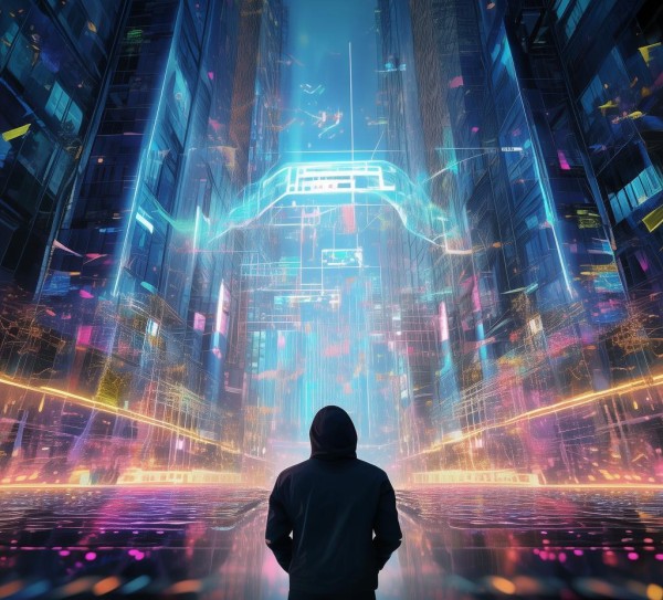 站在前端，看科技的未来—HTML的高科技动态背景
