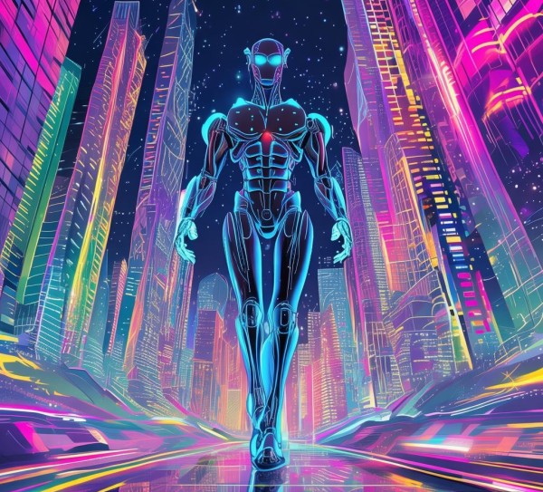 科技感十足的未来卡通图像,AI为生成艺术指引未来 科技感十足的未来卡通图像,AI为生成艺术指引未来
