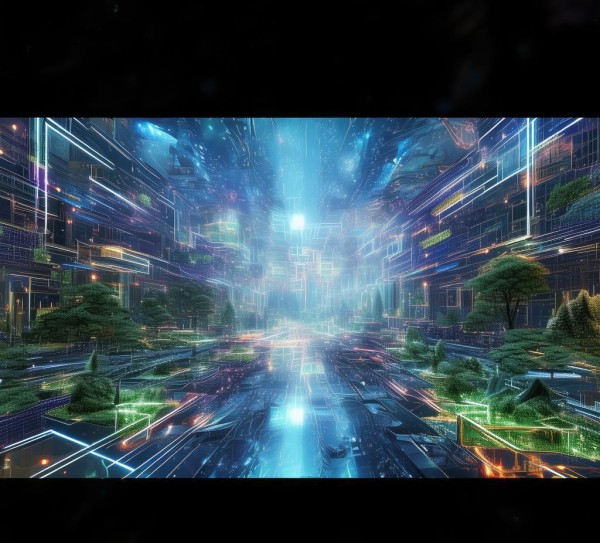 三维高科技动态背景设计，从未来到现实的视觉启示