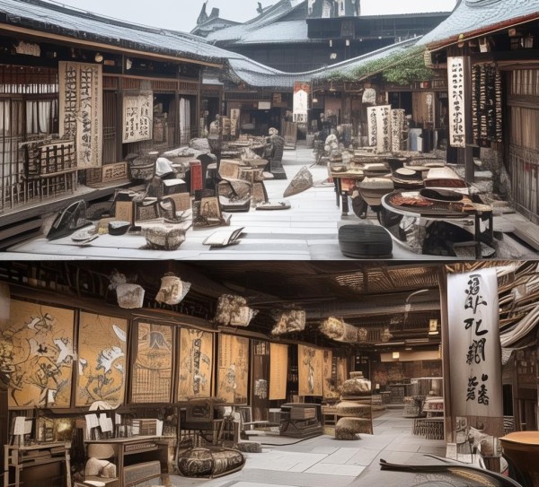 日本古代科技体系与传统艺术的融合设计
