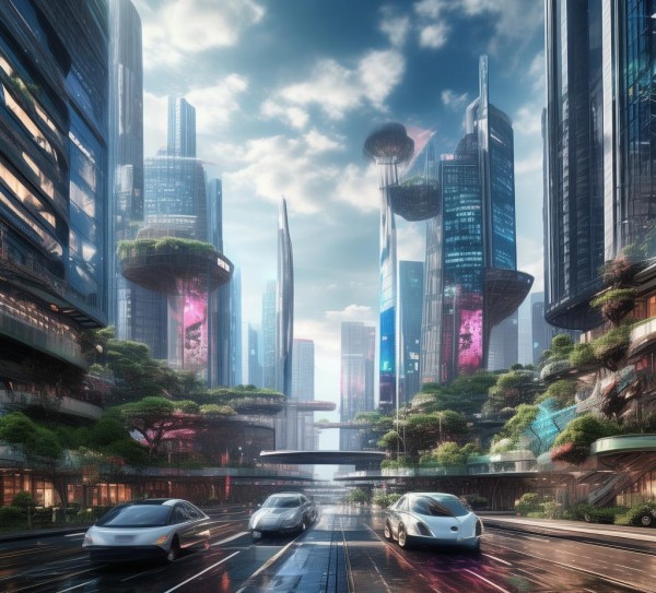 城市科技动态图片,城市未来新图景 城市科技动态图片,城市未来新图景