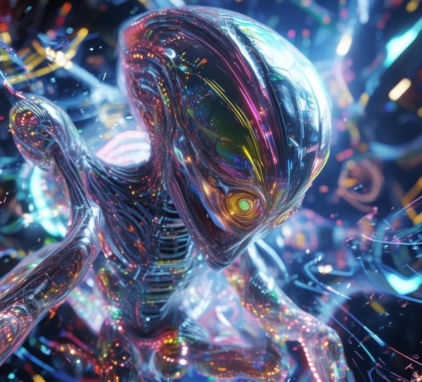 外星人高科技的动态图，探索未知的文明