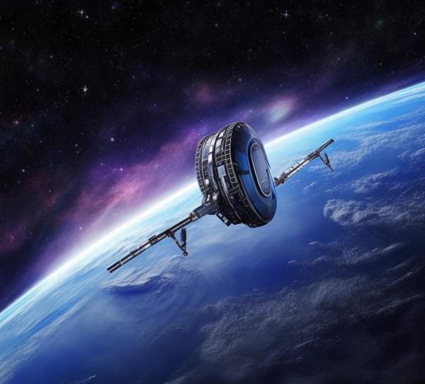 卫星科技动态壁纸，探索空间与未来的创新。