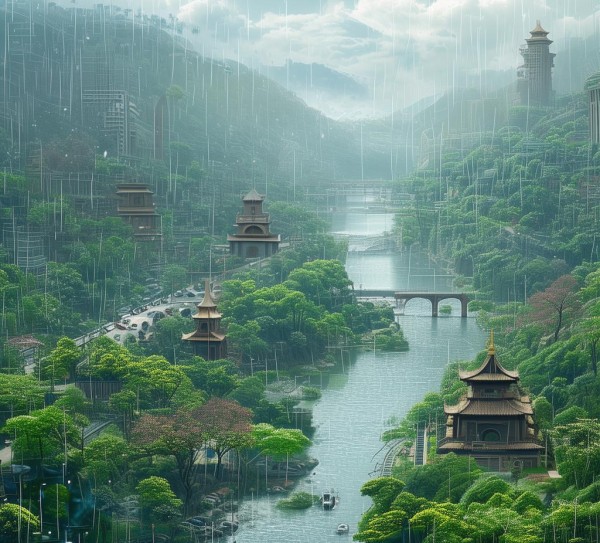 漾濞春雨科技发展,文明与自然的共生之歌
