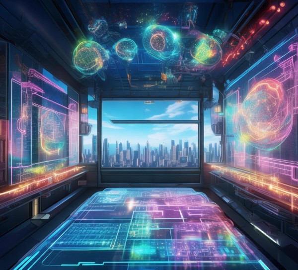 新科技动态图，AI和量子计算的未来趋势