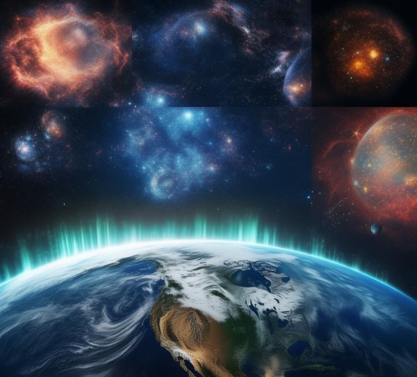 探索宇宙的地球素材视频,科技与自然的完美结合