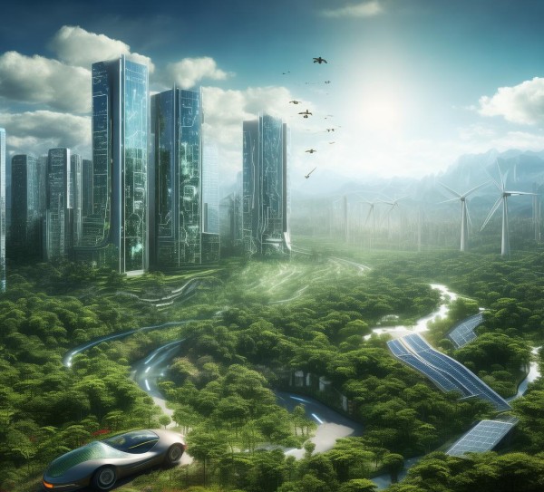 科技与自然，图景中的未来